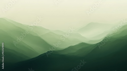 Sage to Olive Gradient Nature-Inspired Minimalist Palette