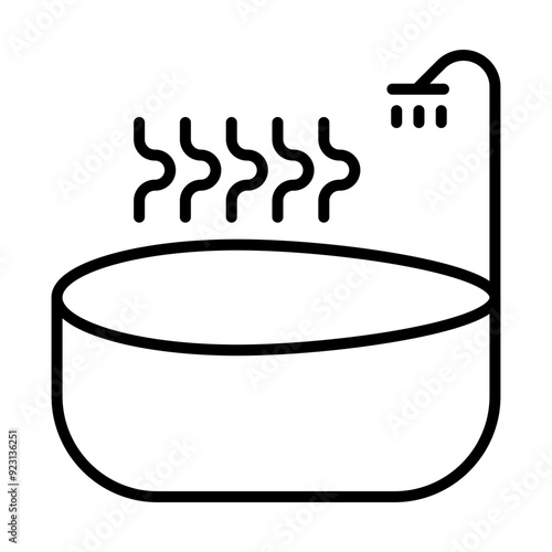 Hot Tub icon Design