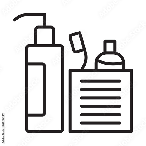 Toiletries icon Design