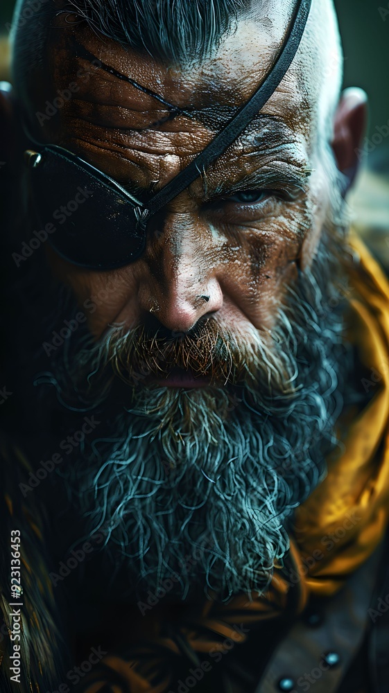 The Allfather Odin, Norse God in Thoughtful Contemplation The Allfather Odin, Norse God in Thoughtful Contemplation