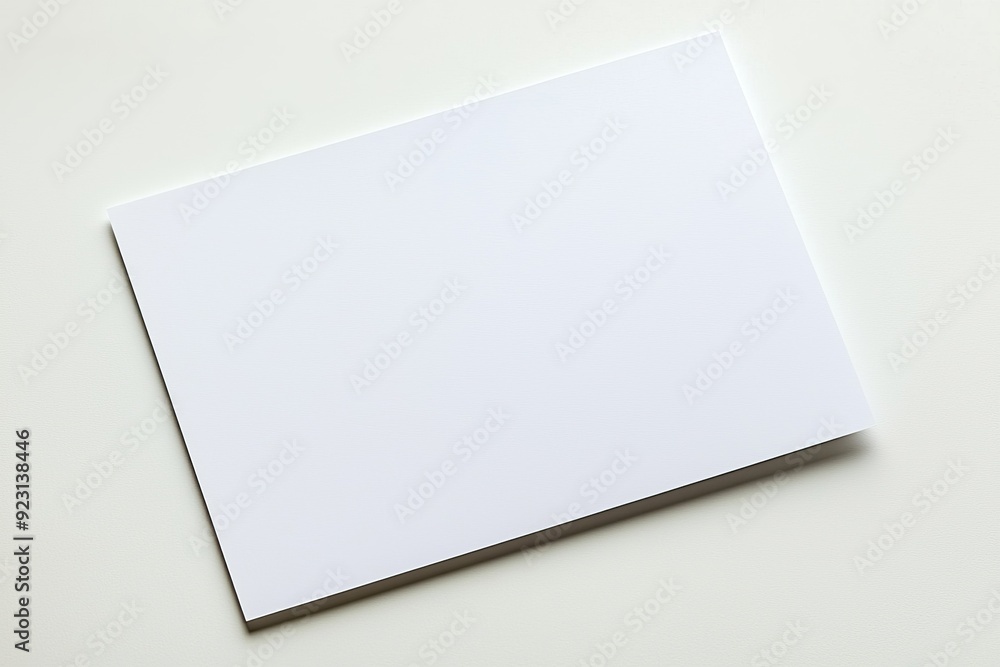 Blank A4 Paper Mockup on Isolated Background created with Generative AI Blank A4 Paper Mockup on Isolated Background created with Generative AI