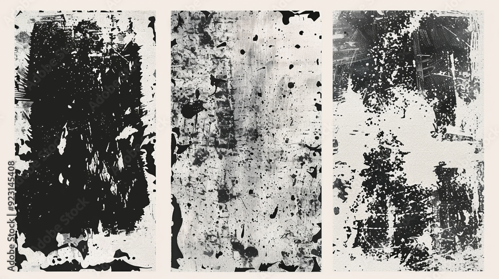 custom made wallpaper toronto digitalAbstract white and black texture of a grunge concrete wall with cracks and scratches background, Black white grunge background. Seamless texture of cracks, chips,