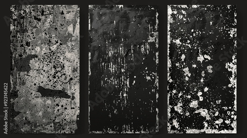 Vintage distressed old photo light leaks, film grain, dust and scratches transparent texture overlay with vignette border. grunge dark screen texture with scratches dust 