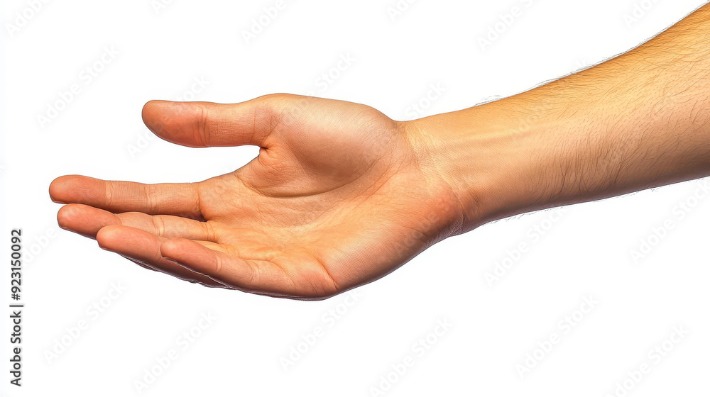 Male Hand Reaching Out for Help and Support Isolated on White Background, Offering Assistance, Comfort, Guidance, Gesture, Human Connection, Extended Hand, Helping Hand, Concept of Aid and Unity Male Hand Reaching Out for Help and Support Isolated on White Background, Offering Assistance, Comfort, Guidance, Gesture, Human Connection, Extended Hand, Helping Hand, Concept of Aid and Unity