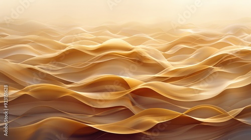 Abstract water wave pattern in shades of gold and brown. wave web banner graphic resource as background for ocean wave abstract.