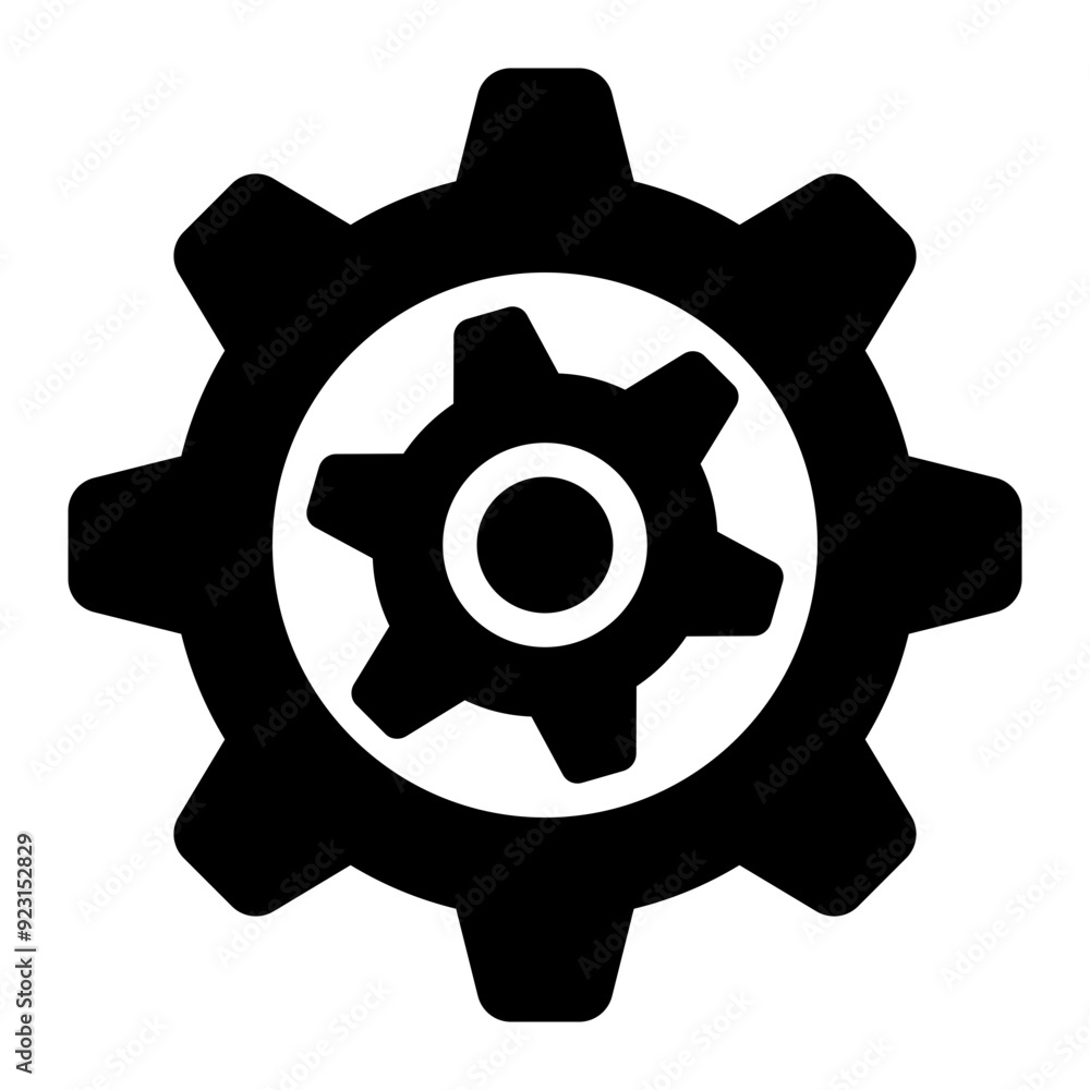 setting, configuration, options, engineering, machine, engine, gear, automation solid or glyph icon setting, configuration, options, engineering, machine, engine, gear, automation solid or glyph icon