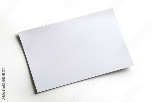 Blank A4 Paper Mockup on Isolated Background created with Generative AI