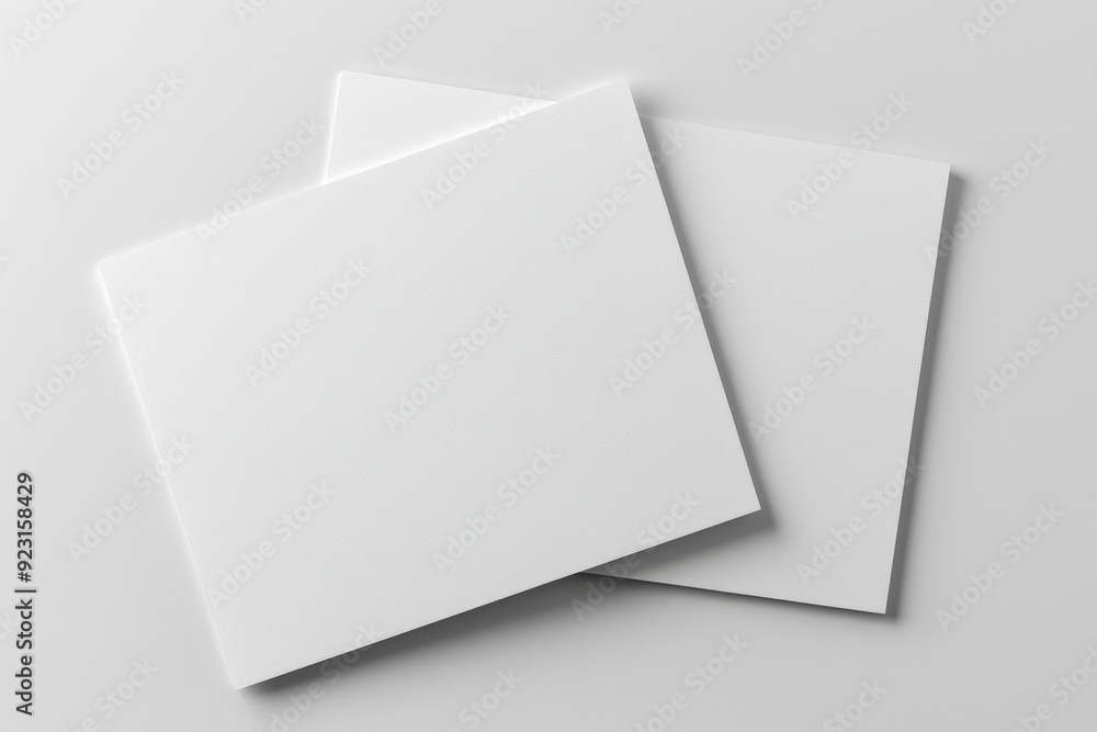 Blank A4 Paper Mockup on Isolated Background created with Generative AI Blank A4 Paper Mockup on Isolated Background created with Generative AI