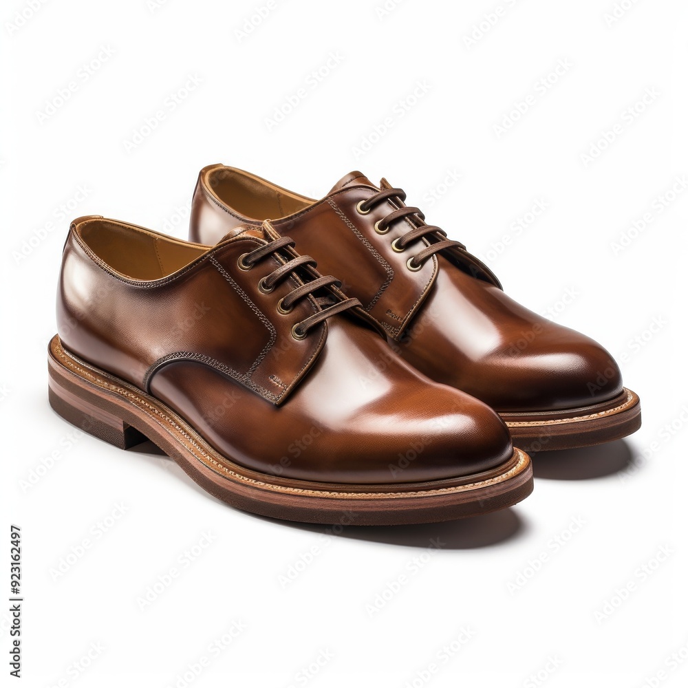 Elegant Brown Leather Men’s Dress Shoes - Perfect for Business and Formal Occasions Elegant Brown Leather Men’s Dress Shoes - Perfect for Business and Formal Occasions
