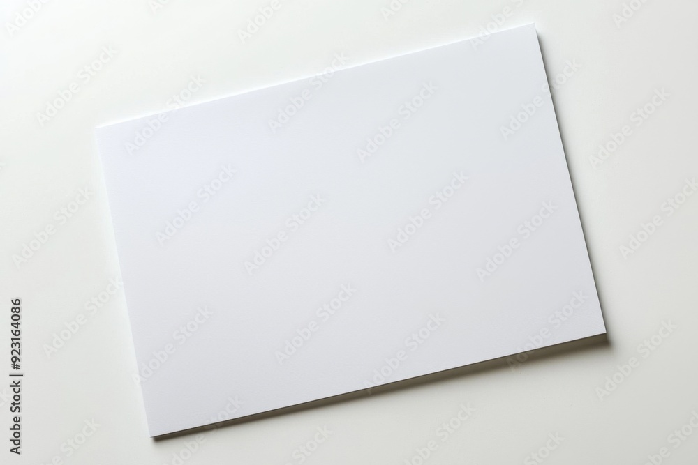 Blank A4 Paper Mockup on Isolated Background created with Generative AI Blank A4 Paper Mockup on Isolated Background created with Generative AI