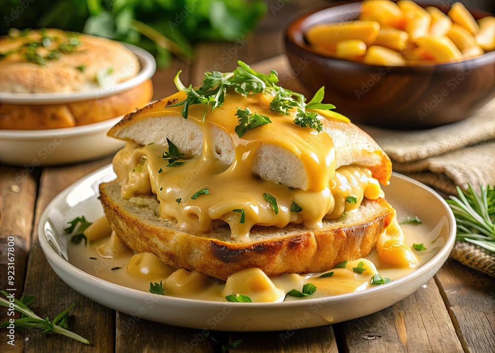 Heartwarming Comfort Food: Cozy and comforting meal with tender chicken, gooey cheese, and a hint of nostalgia. Heartwarming Comfort Food: Cozy and comforting meal with tender chicken, gooey cheese, and a hint of nostalgia.