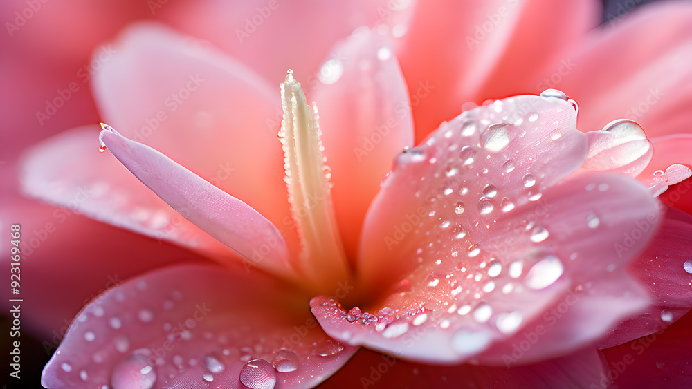 pink flower with water droplets on it with a black background pink flower with water droplets on it with a black background
