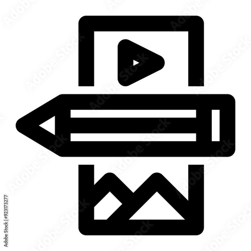content creation, content writing, content management, multimedia, content creator, content outline icon