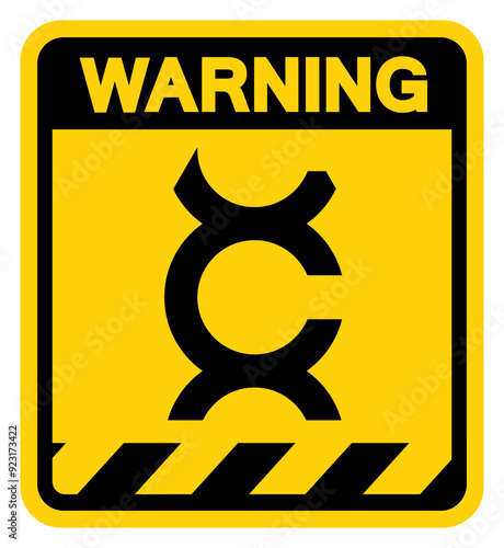 Carcinogen Warning Sign, Vector Illustration, Isolate On White Background Label. EPS10