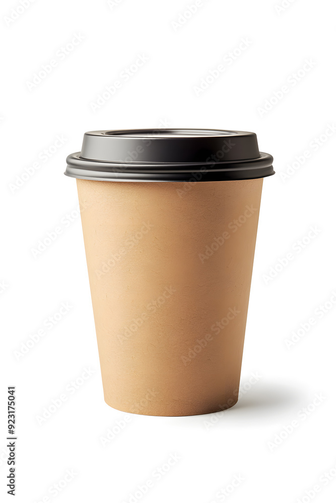 Paper coffee cup to go, take away mockup isolated on white background Paper coffee cup to go, take away mockup isolated on white background