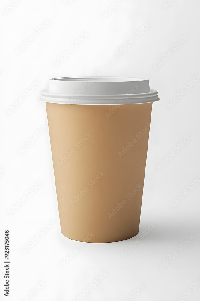 Paper coffee cup to go, take away mockup isolated on white background Paper coffee cup to go, take away mockup isolated on white background
