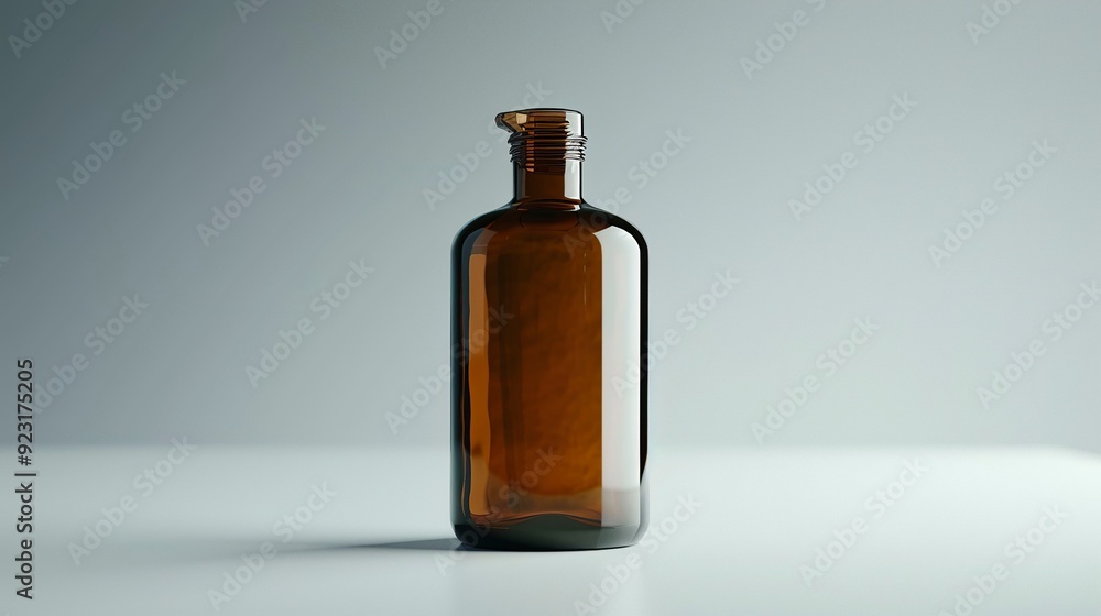 A photo of a bottle of antiseptic solution A photo of a bottle of antiseptic solution
