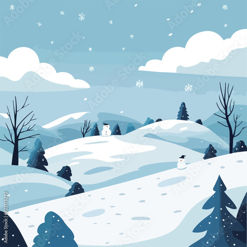 Winter Wonderland Illustration
