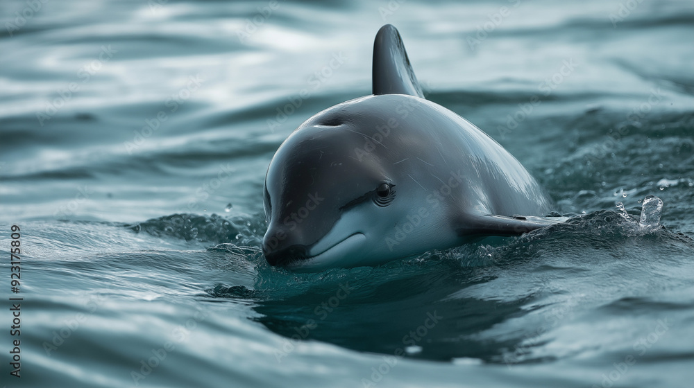 Naklejka premium dolphin in the water