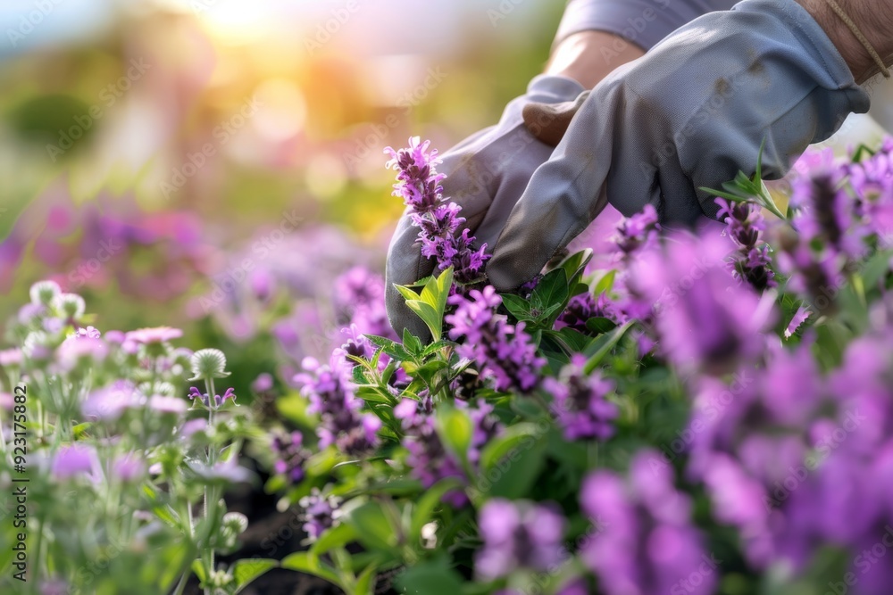 A gardener maintains fragrant flowers with meticulous care, focusing on their maintenance, classification, and fragrance. A gardener maintains fragrant flowers with meticulous care, focusing on their maintenance, classification, and fragrance.