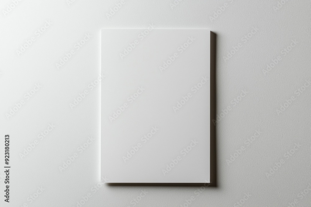 Blank A4 Paper Mockup on Isolated Background created with Generative AI Blank A4 Paper Mockup on Isolated Background created with Generative AI