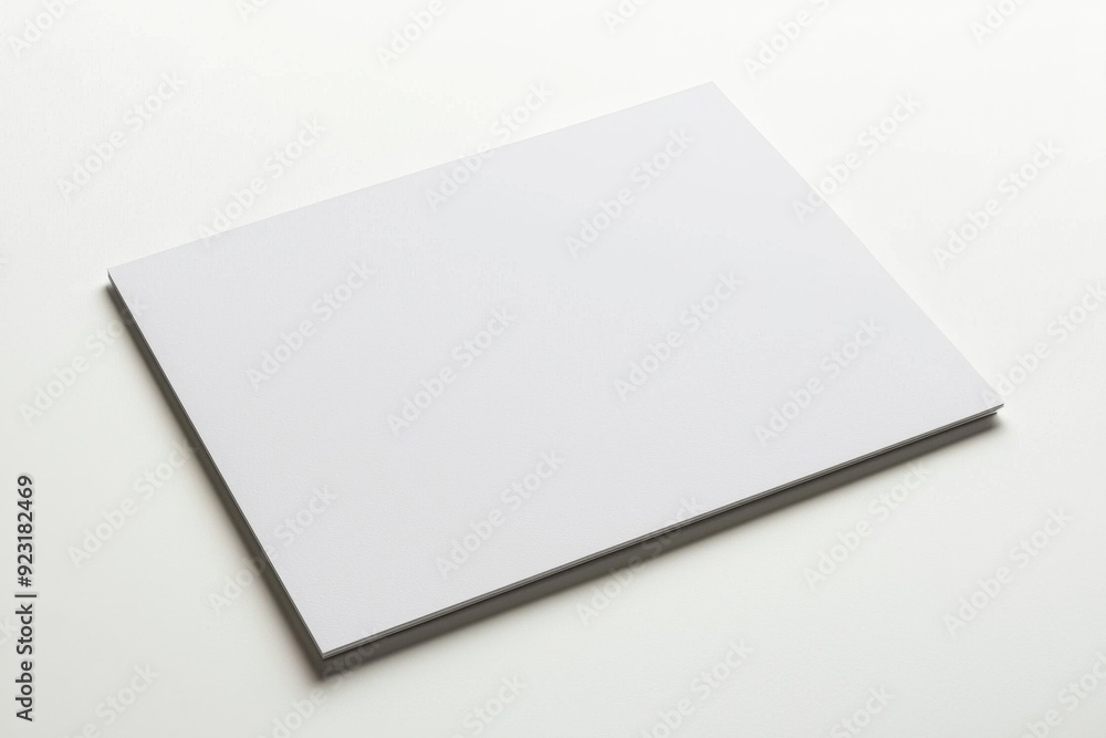 Blank A4 Paper Mockup on Isolated Background created with Generative AI Blank A4 Paper Mockup on Isolated Background created with Generative AI
