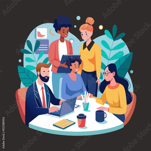 Free Vector Office People Illustration Images generative ai 