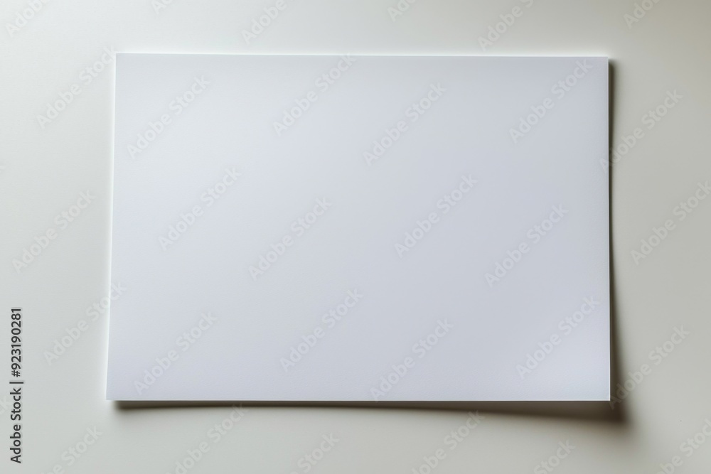 Blank A4 Paper Mockup on Isolated Background created with Generative AI Blank A4 Paper Mockup on Isolated Background created with Generative AI