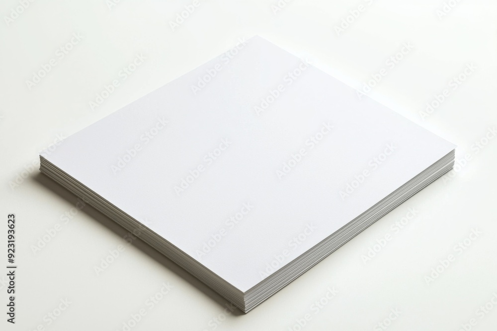 Blank A4 Paper Mockup on Isolated Background created with Generative AI Blank A4 Paper Mockup on Isolated Background created with Generative AI