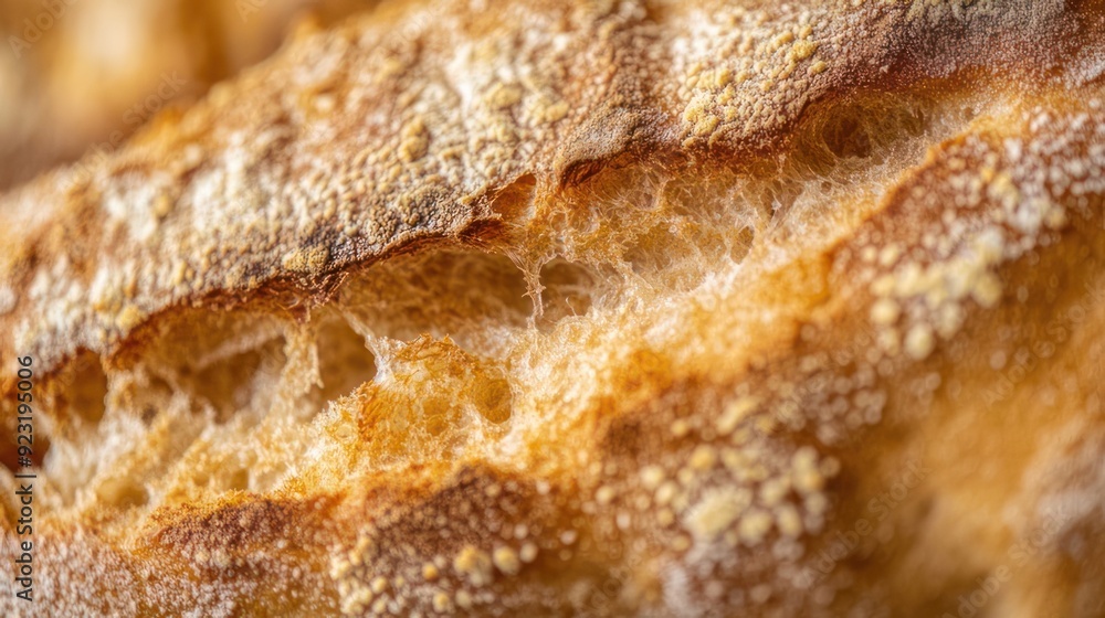 Close-up of a Freshly Baked Loaf of Bread Close-up of a Freshly Baked Loaf of Bread