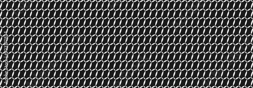 Abstract, Geometric, Lines, curve, wavy pattern, Illustration, vector, alternating overlapping, orderly arrangement background, black and white, banner, website, template, dark.