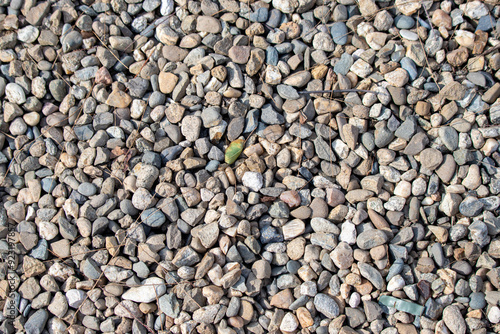 sea pebbles as a background