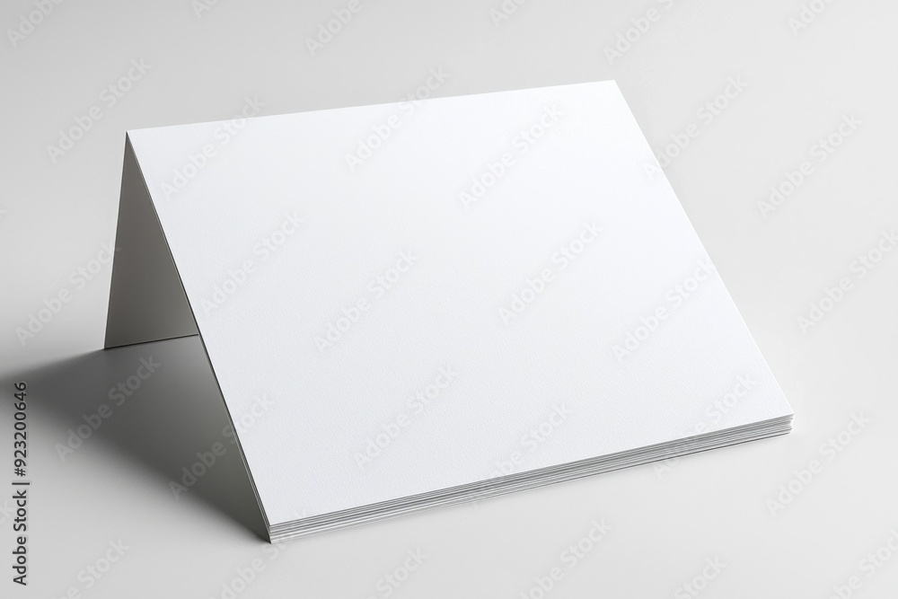 Blank A4 Paper Mockup on Isolated Background created with Generative AI Blank A4 Paper Mockup on Isolated Background created with Generative AI