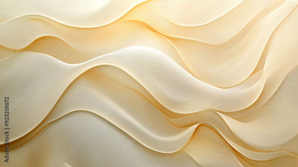 Obraz premium silk fabric background made of waves
