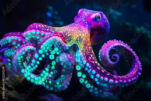 Neon Octopus