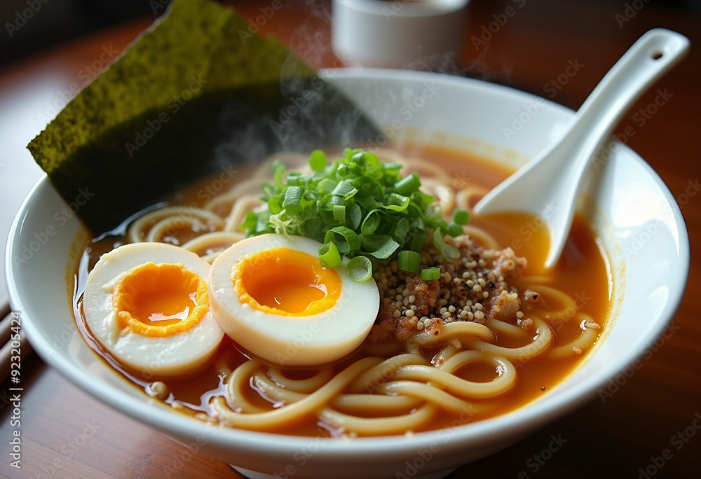 Close up ramen noodle Close up ramen noodle
