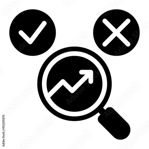 ab testing, seo testing, seo evaluation, split testing, seo, search engine optimization, testing solid or glyph icon