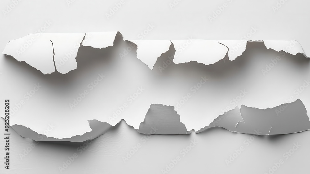 Cut-out paper with clean edges and sharp lines, floating on a white background, showcasing a uniform surface, isolated in its simplicity. Cut-out paper with clean edges and sharp lines, floating on a white background, showcasing a uniform surface, isolated in its simplicity.