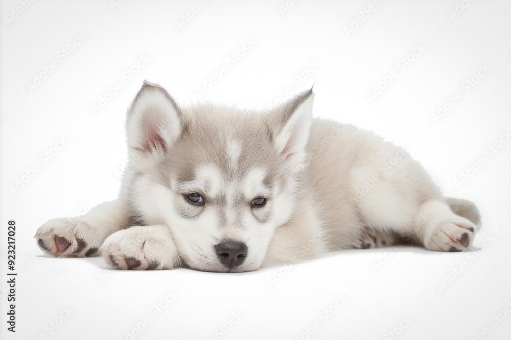 Husky puppy isolated Husky puppy isolated
