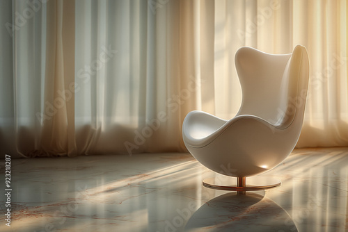 Modern fireplace 3d illustr...