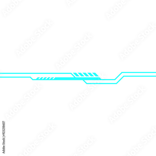 Futuristic Line Decoration