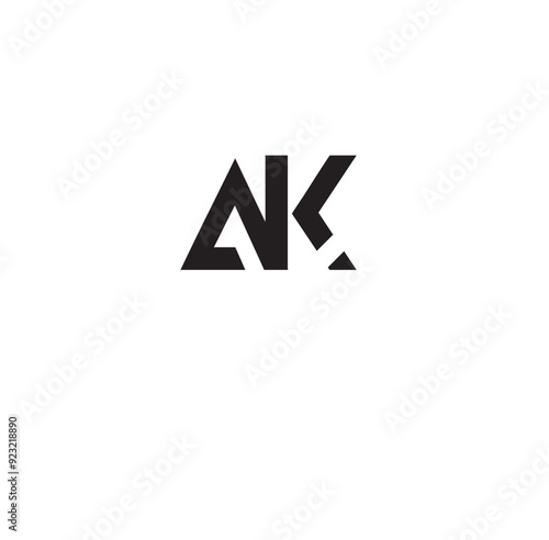 Free Download AK logo design template vector illustration - GFXLoad