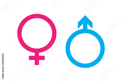 gender symbol of human, gender equality in society