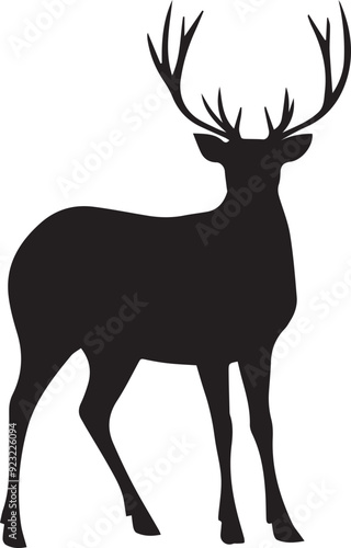 deer silhouette vector