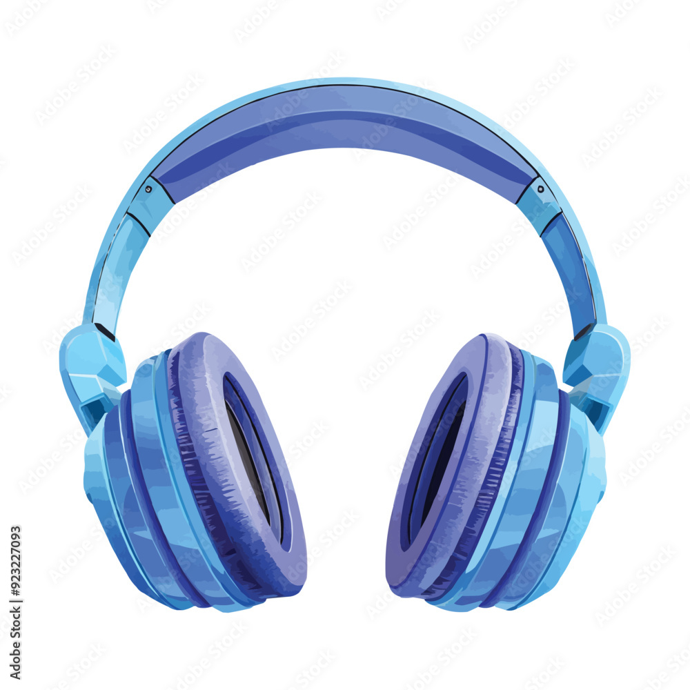 blue headphone vector blue headphone vector