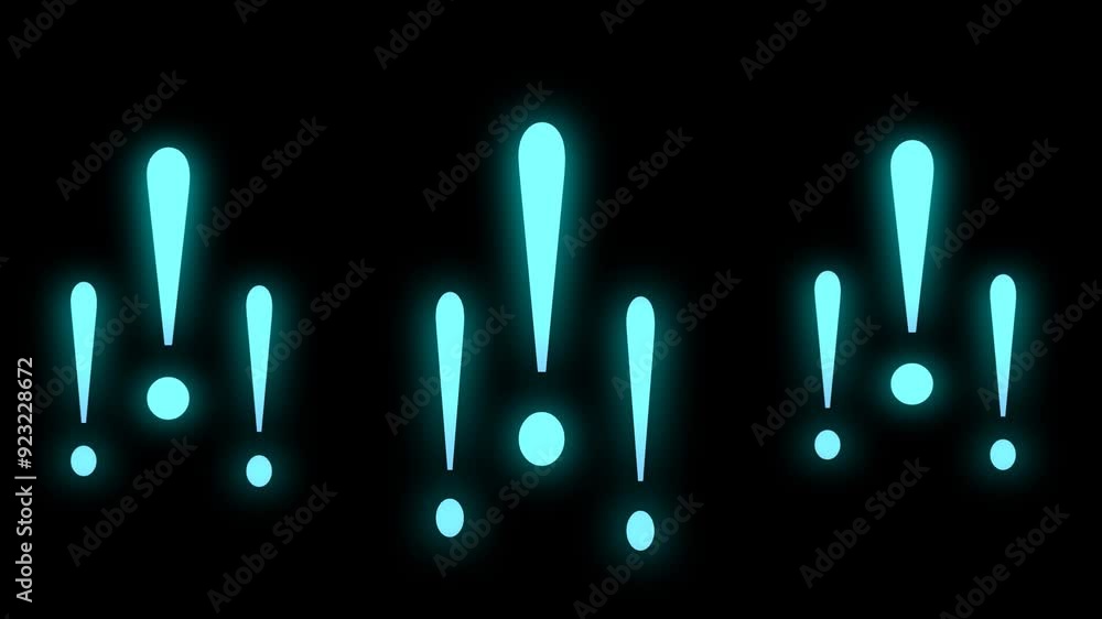 exclamation mark,
question mark or Exclamatory icon on black background with looping animation. confused icon, attention, information mark, confused dizzy. exclamation mark,
question mark or Exclamatory icon on black background with looping animation. confused icon, attention, information mark, confused dizzy.