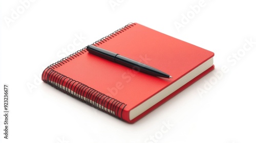 Wallpaper Mural Detailed 3D rendering of an education icon featuring a notebook and pen on an isolated white studio background  Concept of learning academic study research and school supplies Torontodigital.ca