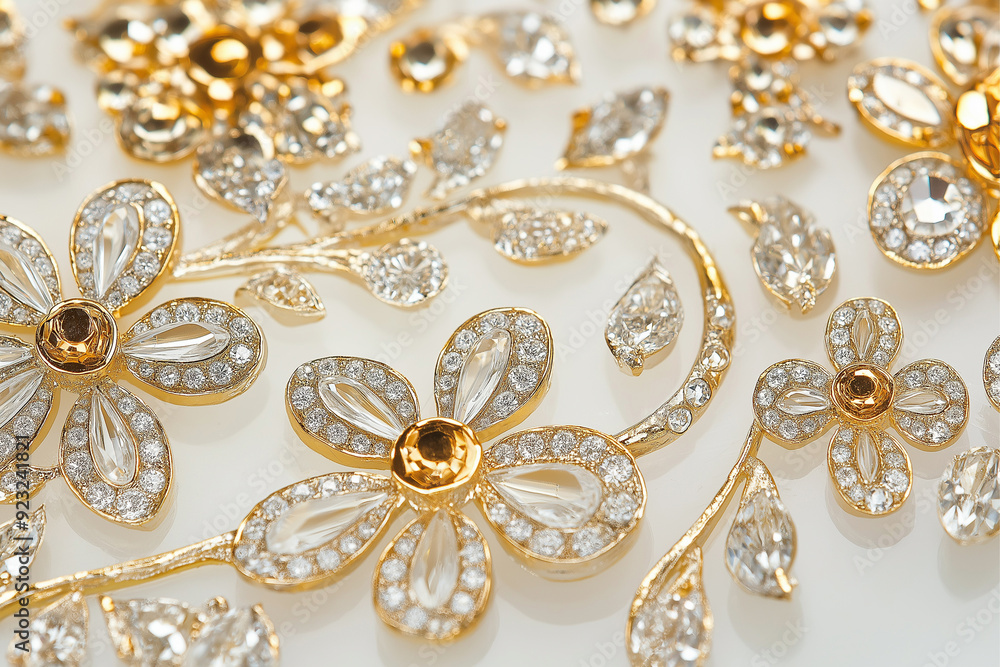 Luxury style white and gold color awesome HD background Luxury style white and gold color awesome HD background