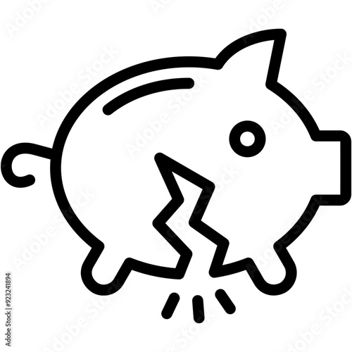 Budget Crisis Icon