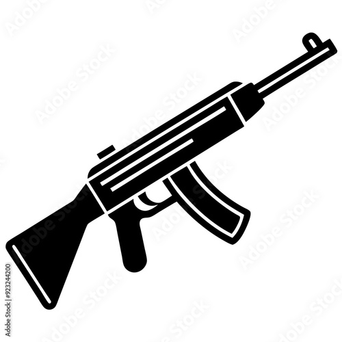 illustration of a gun